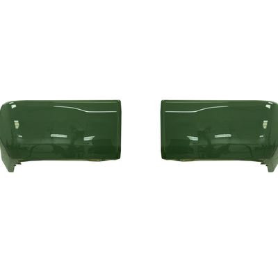 Army Green (Color Code: 6V7) BumperShellz Rear Bumper Overlays for 2014-2021 Toyota Tundra, Without Sensor Holes, color matched OEM