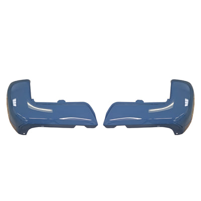 Cavalry Blue rear bumper cover for 2016-2023 Toyota Tacoma, no parking sensor cutouts