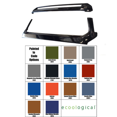 Grid of all the possible OEM colors for the Grille Surround and Hood Bulge overlay for the 2014-2021 Toyota Tundra