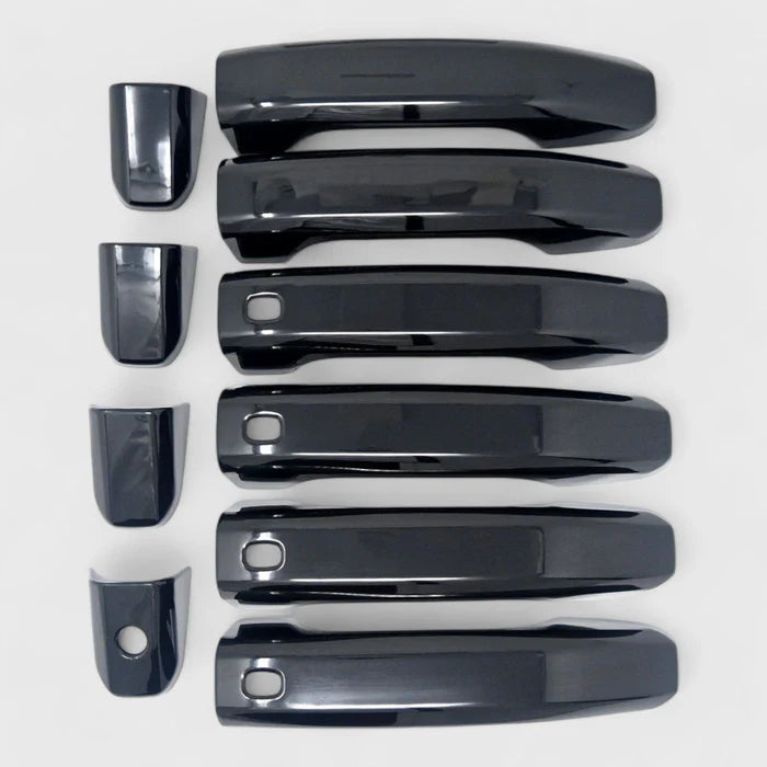 Chrome Delete Gloss Black Door Handle Covers - DH6310BLK