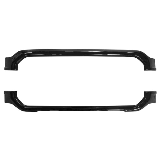Gloss upper black  and lower grille overlays for the 2021-2023 ford f150 SXT