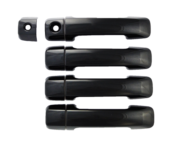 Gloos Black door handle covers for the 2014-2021 Toyota Tundra made by trim illusion