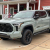 Lunar Rock painted Shellz installed on a customer's 2022-2024 Toyota Tundra for a color matched finish