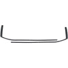 2022-2024 Toyota Tundra window trim kit in matte black on a white background, all six pieces