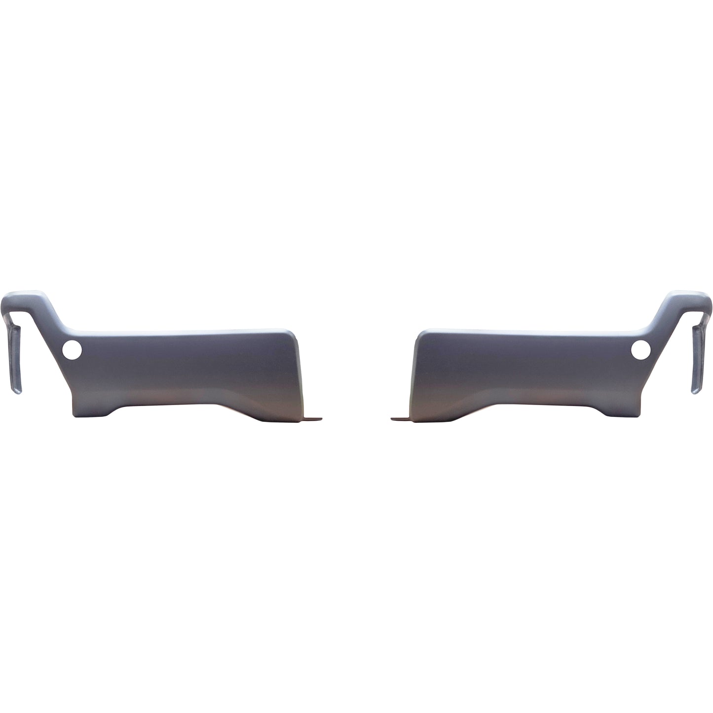 Rear Bumper covers with parking sensor holes for the Ford f250 or F350 in Paintable ABS, Chrome Delete Kit