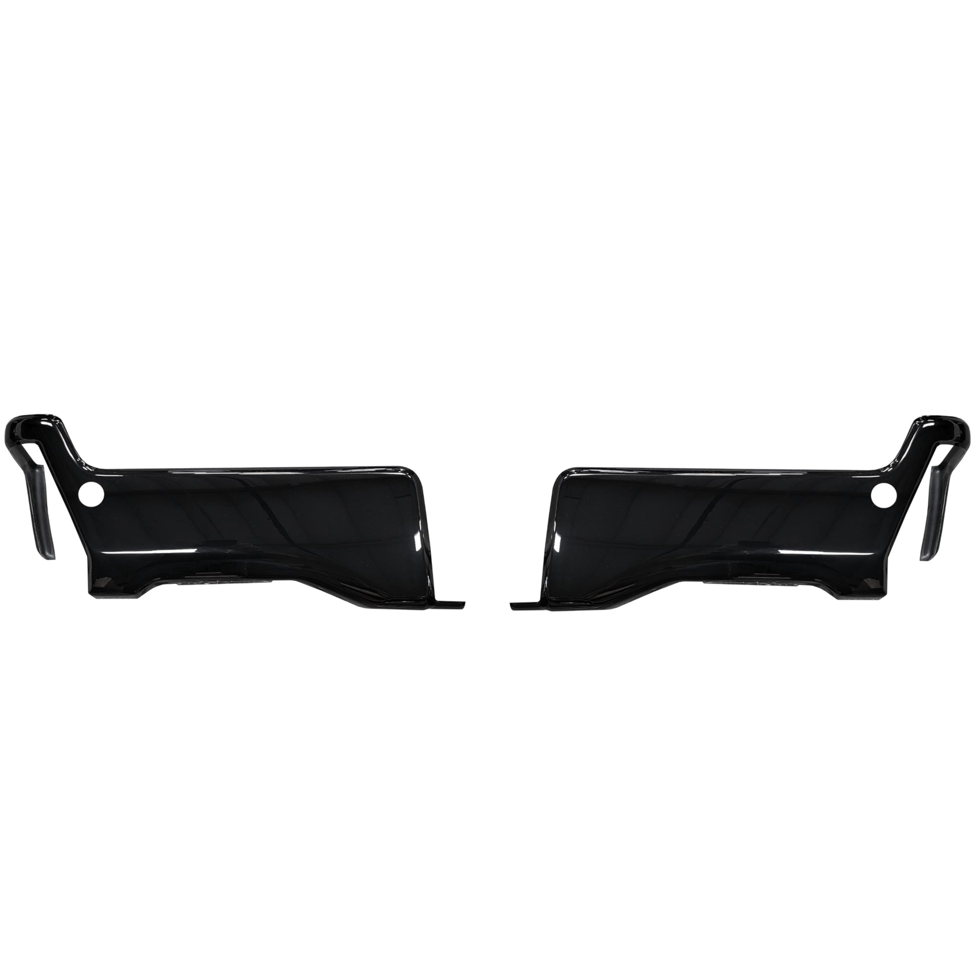 Gloss Black Rear BumperShellz for the Ford F250 or F350 with parking sensor hole cut-outs