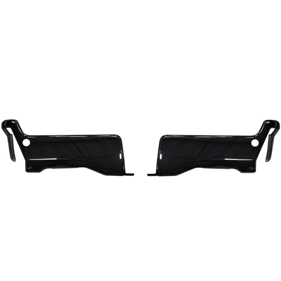 Gloss Black Rear BumperShellz for the Ford F250 or F350 with parking sensor hole cut-outs