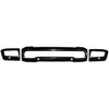 Gloss Black 2023 Ford F250 F350 Front Bumper Covers with parking sensor holes, Shellz Chrome Delete Kit