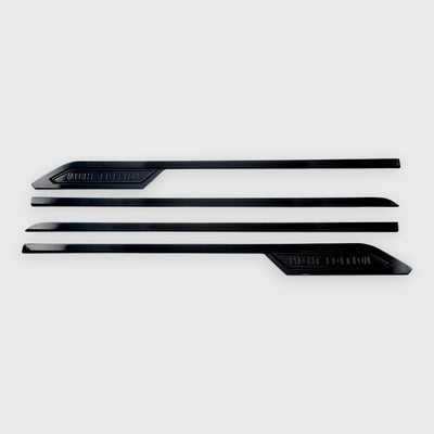 Chrome Delete Gloss Black Door Molding Set - Toyota Tundra
