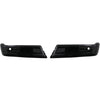 Gloss Black 2021-2023 F150 Rear Bumper Covers with 2 parking sensor holes cut out