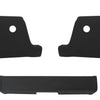 matte black 2009-2018 Ram - Rear BUMPERSHELLZ™ - Chrome Delete Truck Bumper Caps Chrome Delete Kit, with reverse sensors, without Exhaust Cut-outs