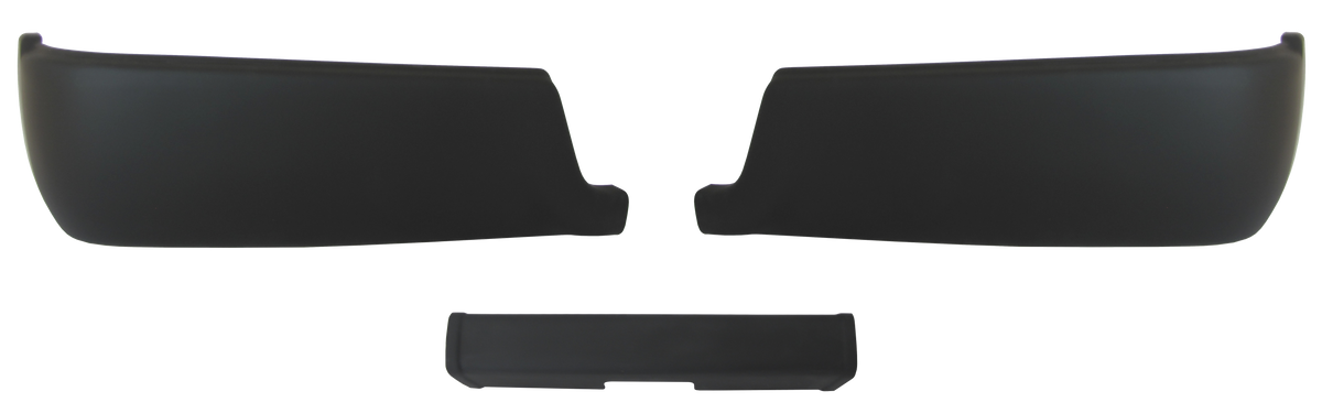 2009-2018 Ram - Rear BUMPERSHELLZ™ - Chrome Delete Truck Bumper Caps Chrome Delete Kit, No reverse sensors, No Cut Outs