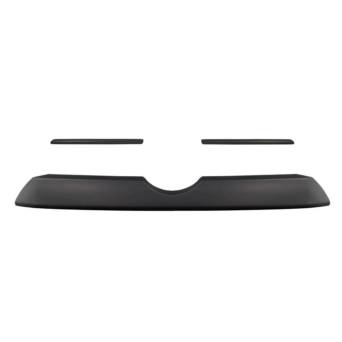 complete Matte Black Upper Grille Garnish kit including grille bars for 2014-2024 4Runner SR5