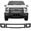 Product Example of 2015-2017 Ford F-150 Front Bumper Covers, Armor Coated with fog lamp cut-outs