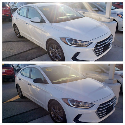 DH6278BLK 18-21 Hyundai Accent No Smart Key 8 PCS Gloss Black Snap-on W/Tape Door Handle Cover Chrome Delete Kit