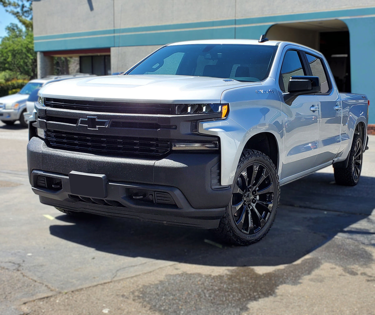 Armor Coated BumperShellz installed on a 2020 Chevy Silverado