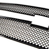 2014-2015 Chevrolet Silverado 1500, 2PC Gloss Black Overlay Grille Chrome Delete Kit