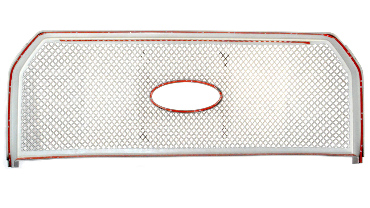2015-2017 Ford F-150 XL, 1PC Gloss Black Overlay Grille (Only fits XL and XLT) Chrome Delete Kit