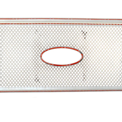 2015-2017 Ford F-150 XL, 1PC Gloss Black Overlay Grille (Only fits XL and XLT) Chrome Delete Kit