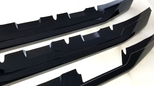 2016-2018 Chevrolet Silverado 1500 Z71 3PC Gloss Black Overlay Grille Chrome Delete Kit