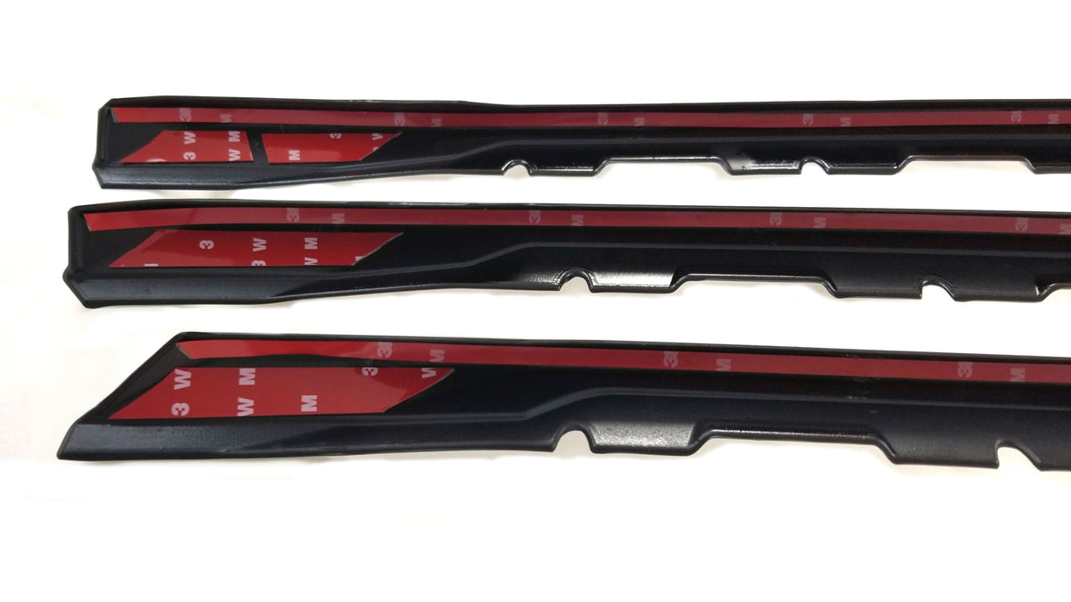 2016-2018 Chevrolet Silverado 1500 Z71 3PC Gloss Black Overlay Grille Chrome Delete Kit
