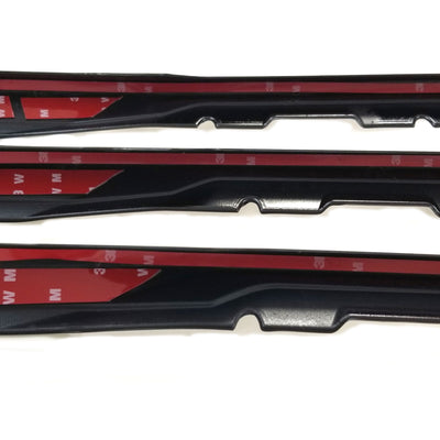 2016-2018 Chevrolet Silverado 1500 Z71 3PC Gloss Black Overlay Grille Chrome Delete Kit