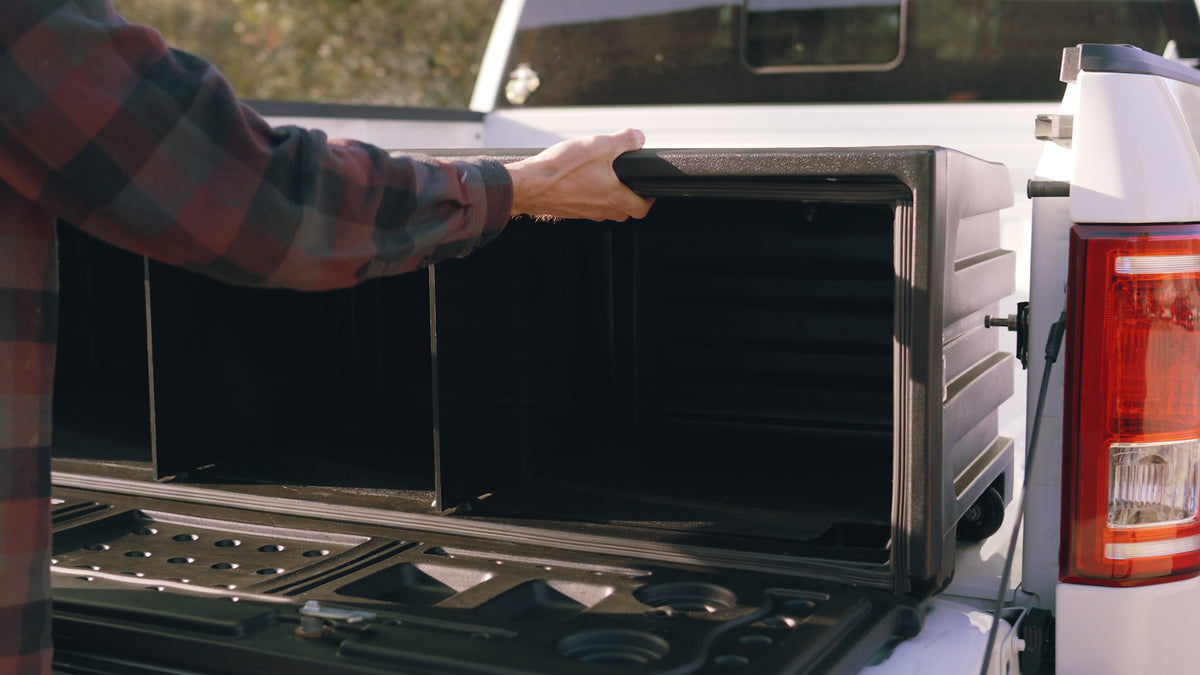 AeroBox™ AeroDynamic Rear Mount Truck Cargo Box Chrome Delete Kit