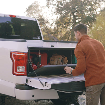 AeroBox™ AeroDynamic Rear Mount Truck Cargo Box Chrome Delete Kit