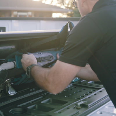 AeroBox™ AeroDynamic Rear Mount Truck Cargo Box Chrome Delete Kit