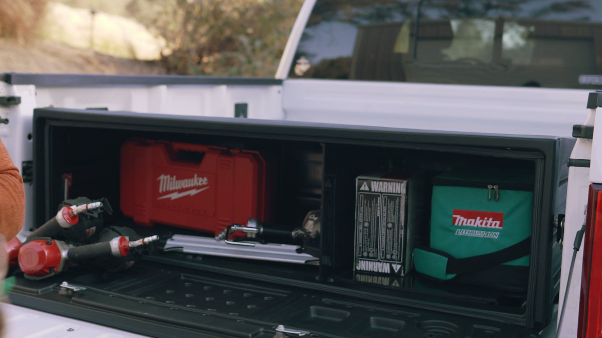 AeroBox™ AeroDynamic Rear Mount Truck Cargo Box Chrome Delete Kit