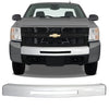 2007-2013 Chevy Silverado Front BumperShellz Chrome Delete Kit With Bumper Air Intake GM Summit/Olympic White