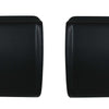2007-2013 Chevy Silverado/ GMC Sierra Rear Chrome Delete Caps - BumperShellz Chrome Delete Kit With reverse sensors Paintable ABS