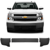 2014-2015 Chevy Silverado 1500 - Front BUMPERSHELLZ™ - Black-Out/Chrome-Delete Kit Chrome Delete Kit