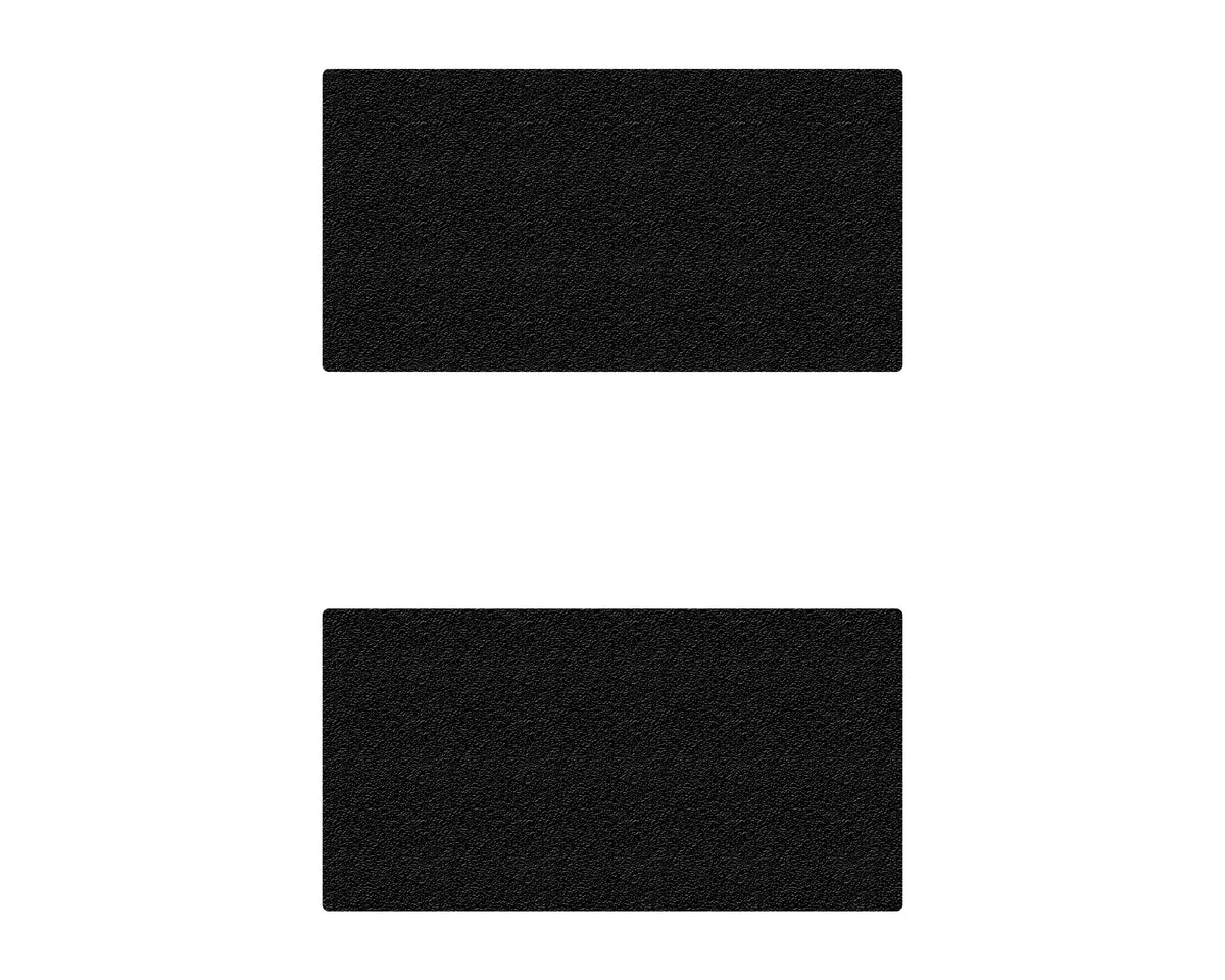 Rear Door Sill Accent Trim Fits 2021-2022 Ford Bronco No Rear Doors (4 Door Model) Plain - Black