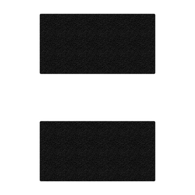 Rear Door Sill Accent Trim Fits 2021-2022 Ford Bronco No Rear Doors (4 Door Model) Plain - Black