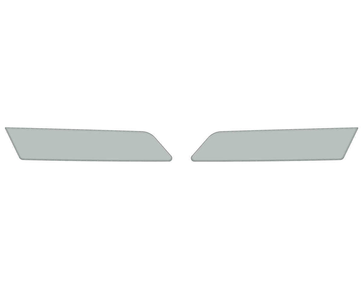 Rear Side Door Pull Handle Overlays Fits 2021-2022 Ford Bronco Rear Doors Only *OE Color - Cactus Gray
