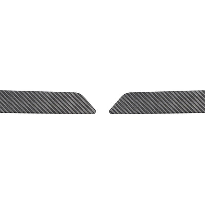 Rear Side Door Pull Handle Overlays Fits 2021-2022 Ford Bronco Rear Doors Only Real Carbon Fiber(Domed)