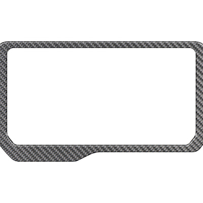 Display Screen Accent Trim Fits 2021-2022 Ford Bronco Real Carbon Fiber(Domed)