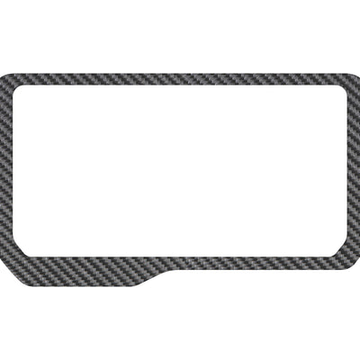 Display Screen Accent Trim Fits 2021-2022 Ford Bronco Real Carbon Fiber(Raw)