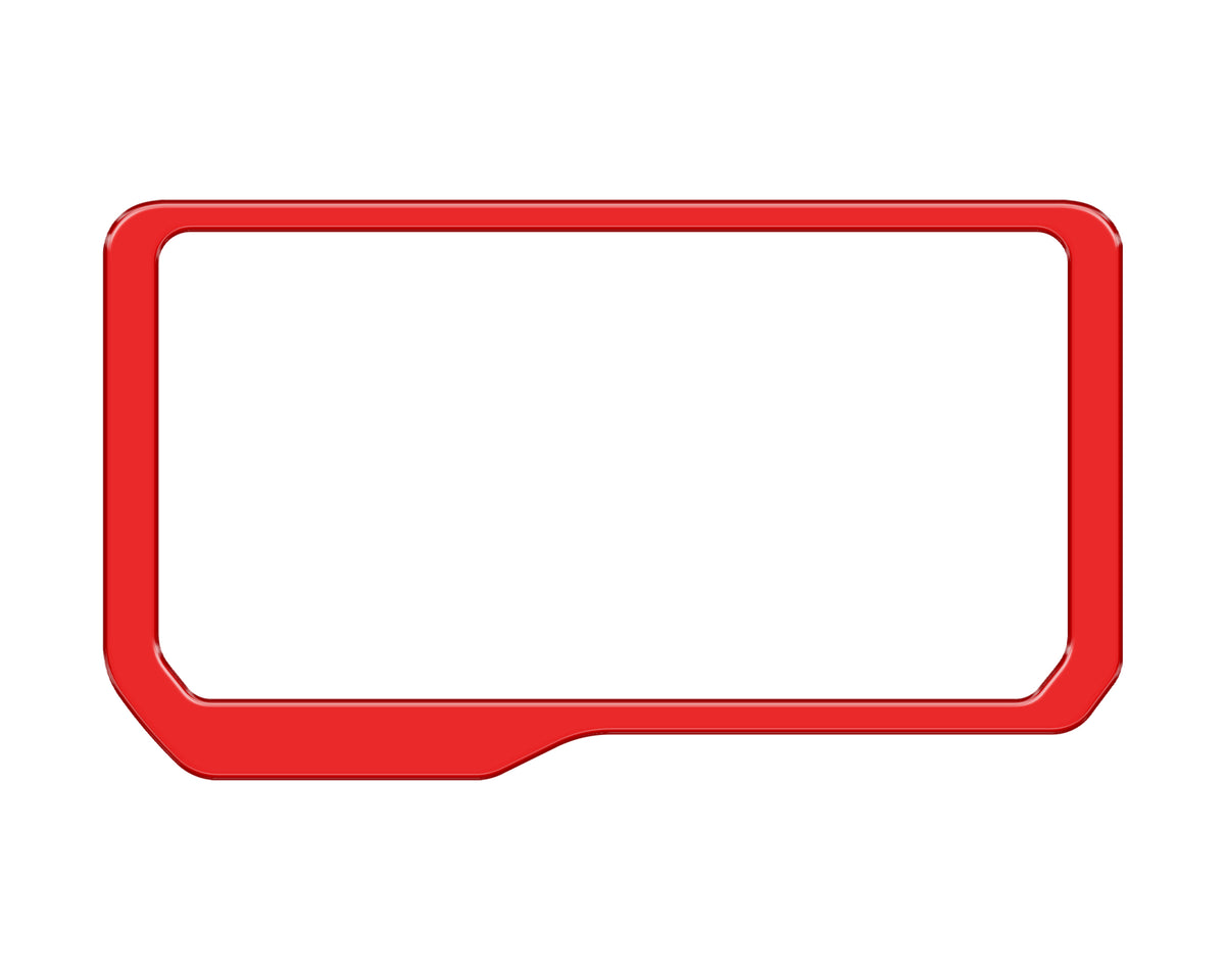 Display Screen Accent Trim Fits 2021-2022 Ford Bronco *OE Color - Race Red