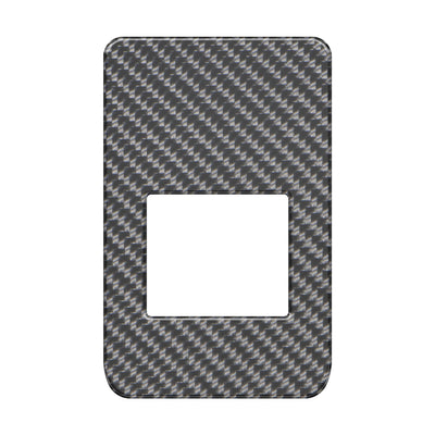 2 Door Window Control Switch Accent Trim Fits 2021-2022 Ford Bronco 2 Door Real Carbon Fiber(Domed)