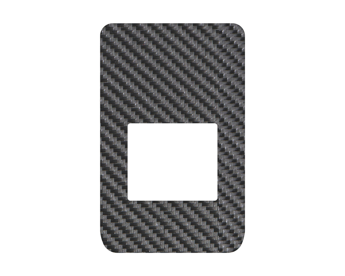 2 Door Window Control Switch Accent Trim Fits 2021-2022 Ford Bronco 2 Door Real Carbon Fiber(Raw)