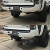 2005-2015 Toyota Tacoma - Rear BUMPERSHELLZ™ - Chrome Delete Truck Bumper Caps Chrome Delete Kit