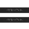 Front Door Sill Accent Trim Fits 2015-2022 GMC Canyon No Front Doors Black w/Mountain Logo(Grey)