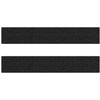 Crew Cab Rear Door Sill Accent Trim Fits 2015-2022 GMC Canyon No Crew Cab Rear Doors Plain - Black