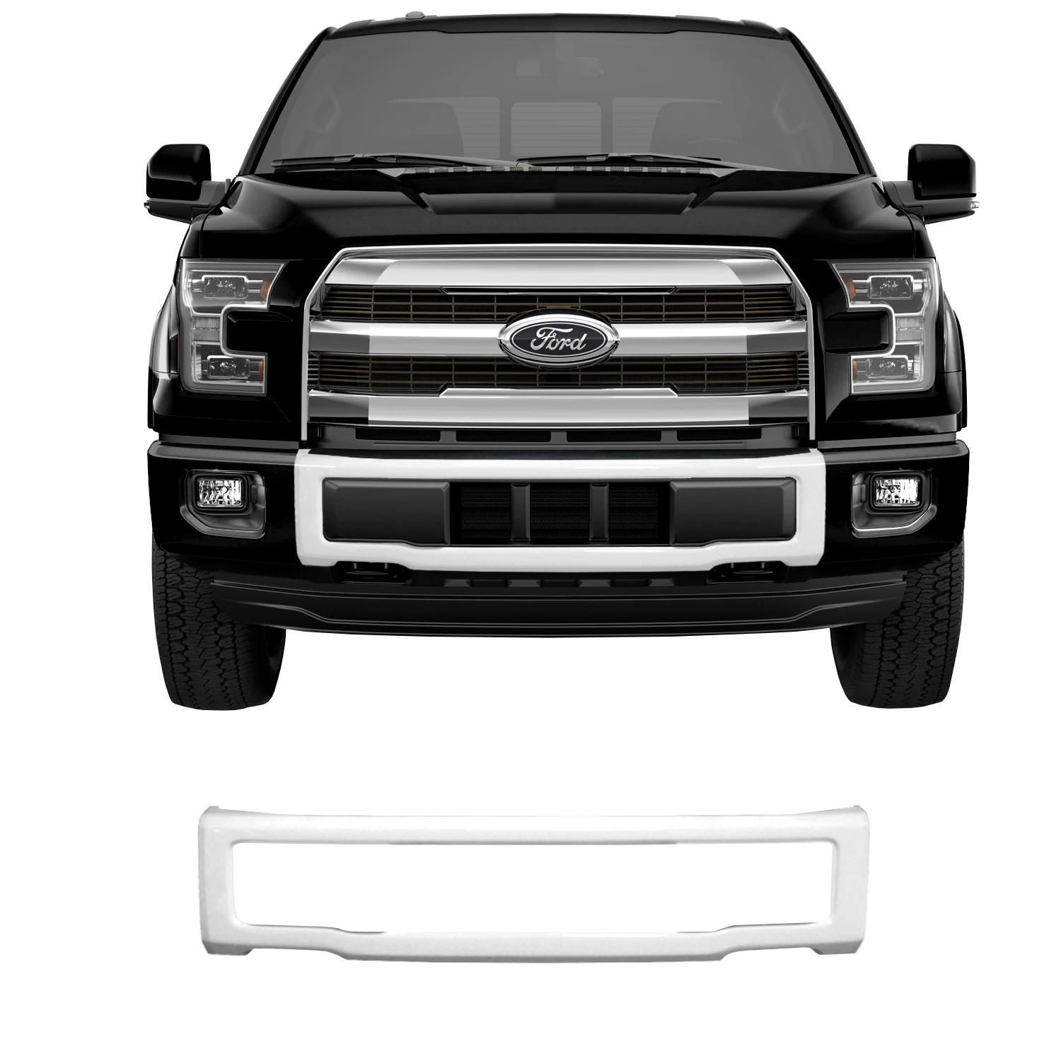 2015-2017 F150 Front Bumper Cover (Center Only