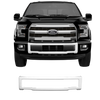2015-2017 F150 Front Bumper Cover (Center Only) Chrome Delete Kit Gloss White Yes