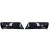 2015-2020 Ford F150 - Rear BUMPERSHELLZ™ - Decorative-Protective Rear Bumper Cover Set Chrome Delete Kit With reverse sensors Gloss Black