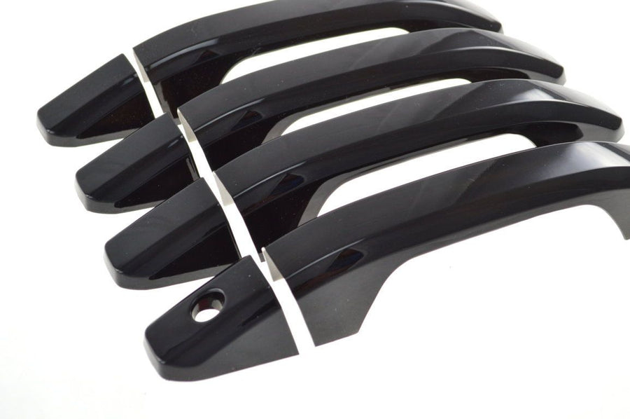2014-2018 GMC Sierra 1500 & 2500 HD Gloss Black Door Handle Cover Chrome Delete Kit