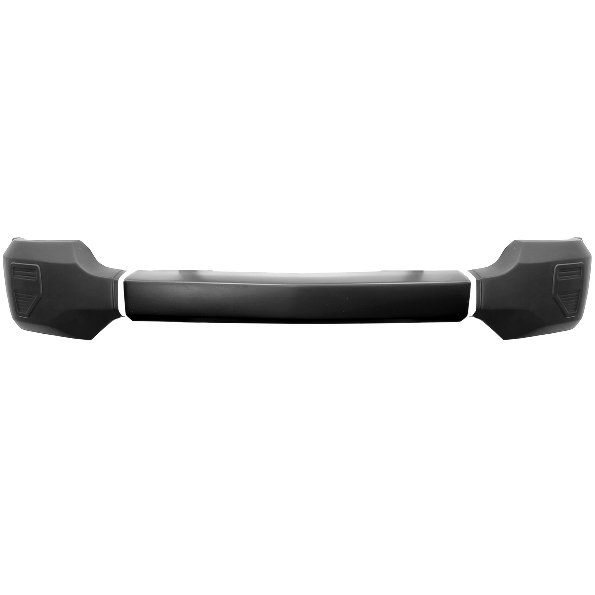 2016-2018 Chevy Silverado 1500 - Front BUMPERSHELLZ™ -Chrome Delete Bumper Cap Kit Chrome Delete Kit NO parking sensors NO fog lamps Paintable ABS (ready for color match paint)